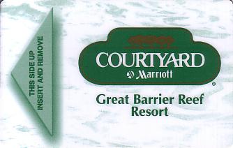 Hotel Keycard Marriott - Courtyard Great Barrier Reef  Front