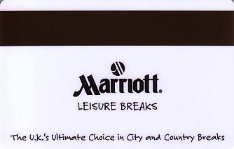 Hotel Keycard Marriott - Courtyard  United Kingdom Back