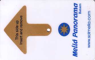 Hotel Keycard Sol Melia Batam Indonesia Front