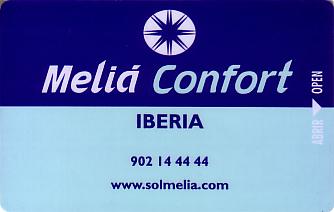 Hotel Keycard Sol Melia Las Palmas Spain Front
