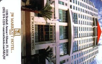 Hotel Keycard Marriott - JW Miami U.S.A. Front