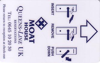 Hotel Keycard Moat House Generic Front
