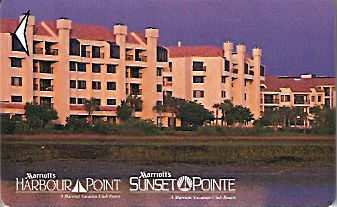 Hotel Keycard Marriott - Vacation Club Harbour Point U.S.A. Front