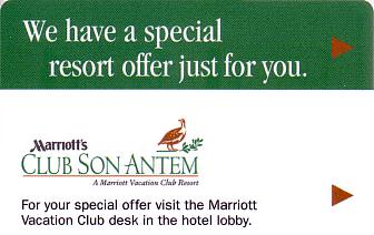 Hotel Keycard Marriott - Vacation Club Mallorca Spain Front