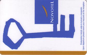 Hotel Keycard Novotel Budapest Hungary Front