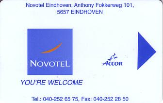 Hotel Keycard Novotel Eindhoven Netherlands Front