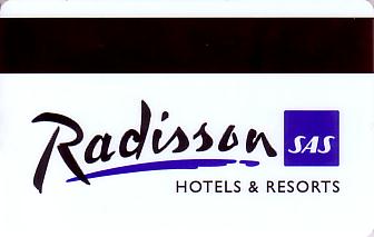 Hotel Keycard Radisson Generic Back