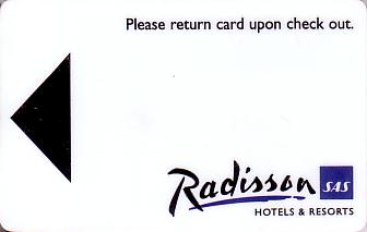 Hotel Keycard Radisson Budapest Hungary Front