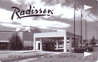 Hotel Keycard Radisson Massachusetts (State) U.S.A. (State) Front