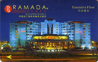 Hotel Keycard Ramada Hangzhou China Front