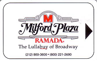 Hotel Keycard Ramada New York City U.S.A. Front