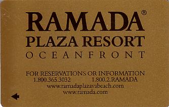 Hotel Keycard Ramada Oceanfront U.S.A. Front