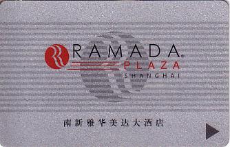 Hotel Keycard Ramada Shanghai China Front