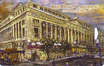 Hotel Keycard Ritz Carlton San Francisco U.S.A. Front