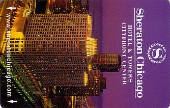 Hotel Keycard Sheraton Chicago U.S.A. Front