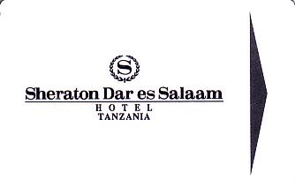 Hotel Keycard Sheraton Dar Es Salaam Tanzania Front