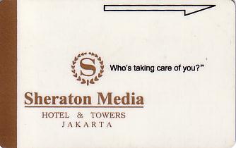 Hotel Keycard Sheraton Jakarta Indonesia Front