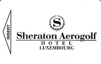 Hotel Keycard Sheraton  Luxembourg Front