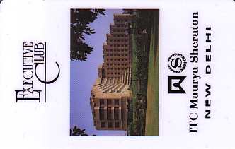 Hotel Keycard Sheraton New Delhi India Front