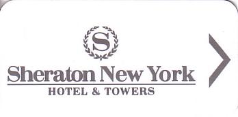 Hotel Keycard Sheraton New York City U.S.A. Front