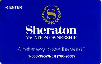 Hotel Keycard Sheraton Orlando U.S.A. Front