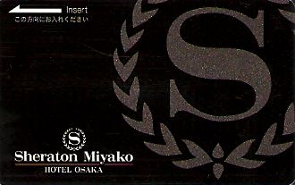 Hotel Keycard Sheraton Osaka Japan Front
