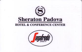 Hotel Keycard Sheraton Padova Italy Front