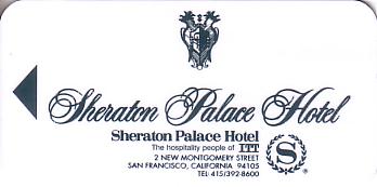 Hotel Keycard Sheraton San Francisco U.S.A. Front