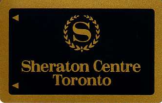 Hotel Keycard Sheraton Toronto Canada Front