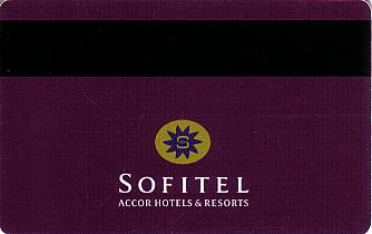 Hotel Keycard Sofitel Cannes France Back