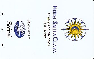 Hotel Keycard Sofitel Cartagena de Indias Colombia Front