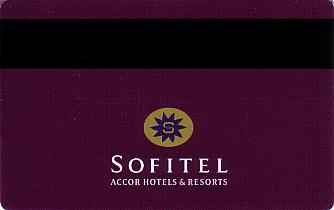 Hotel Keycard Sofitel Geneva Switzerland Back