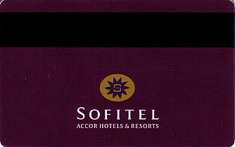 Hotel Keycard Sofitel Lille France Back