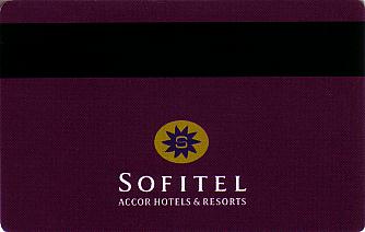 Hotel Keycard Sofitel Lisbon Portugal Back