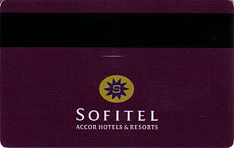 Hotel Keycard Sofitel Marrakech Morocco Back