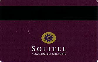 Hotel Keycard Sofitel Montpellier France Back