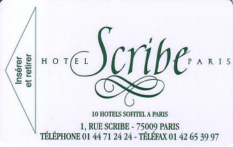 Hotel Keycard Sofitel Paris France Front