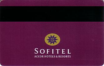Hotel Keycard Sofitel Vichy Les Celestins France Back