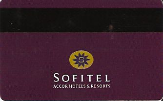 Hotel Keycard Sofitel Zurich Switzerland Back