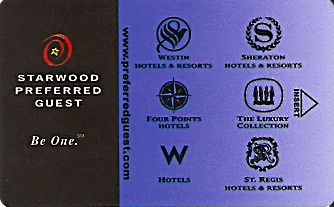 Hotel Keycard Starwood Hotels  Yemen Front