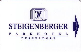 Hotel Keycard Steigenberger Duesseldorf Germany Front