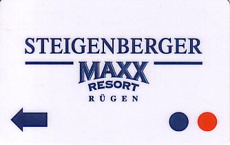 Hotel Keycard Steigenberger Rugen Germany Front