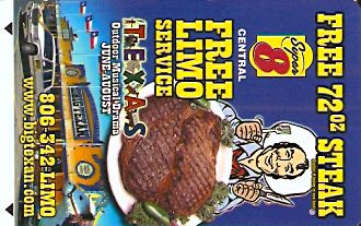 Hotel Keycard Super 8 Motel Texas (State) U.S.A. (State) Front