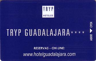 Hotel Keycard Sol Melia - Tryp Guadalajara Mexico Front