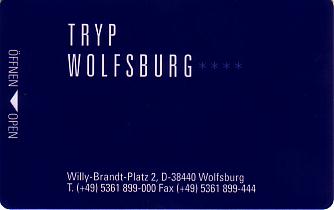 Hotel Keycard Sol Melia - Tryp Wolfsbruch Germany Front