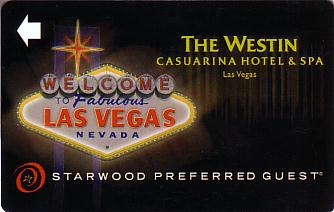Hotel Keycard Westin Las Vegas U.S.A. Front