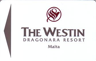 Hotel Keycard Westin  Malta Front