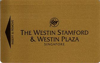 Hotel Keycard Westin  Singapore Front
