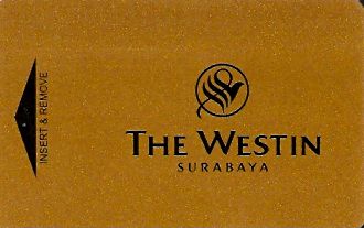 Hotel Keycard Westin Surabaya Indonesia Front
