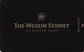Hotel Keycard Westin Sydney Australia Front
